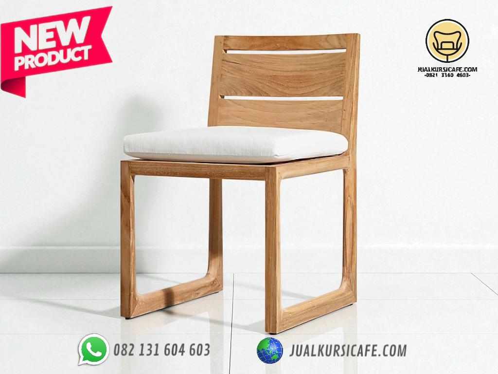 Desain kursi cafe minimalis kayu jati dudukan busa harga murah dari Jepara Desain kursi cafe minimalis kayu jati dudukan busa harga murah dari Jepara