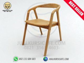 Jual Kursi Cafe Murah Kayu Jati Terlaris Selly Model Minimalis simple