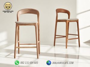 kursi bar kayu jati minimalis terbaru murah