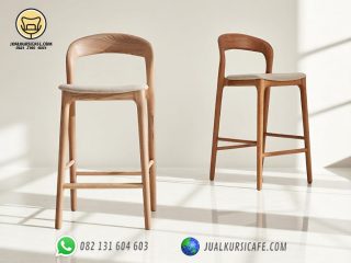 kursi bar kayu jati minimalis terbaru murah