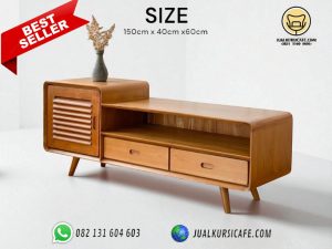 bufet jati minimalis murah-meja TV minimalis modern jepara