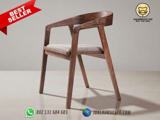 jual kursi cafe minimalis terbaik kayu jati harga dudukan busa