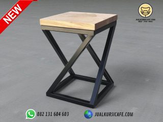 kursi bar besi industrial minimalis murah