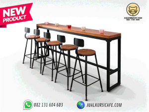 meja Kursi Bar Besi Model Terbaru Meja Kayu Jati