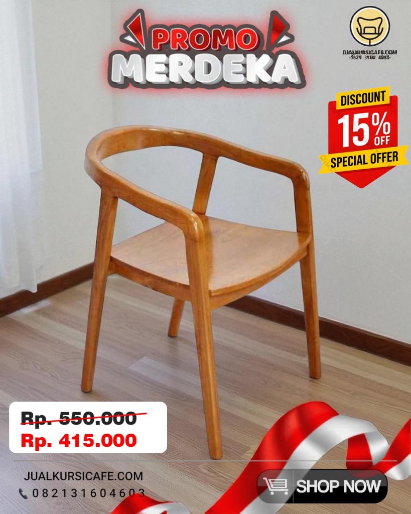 KURSI CAFE SELLY BLOK KAYU JATI MURAH  KURSI CAFE SELLY BLOK KAYU JATI MURAH