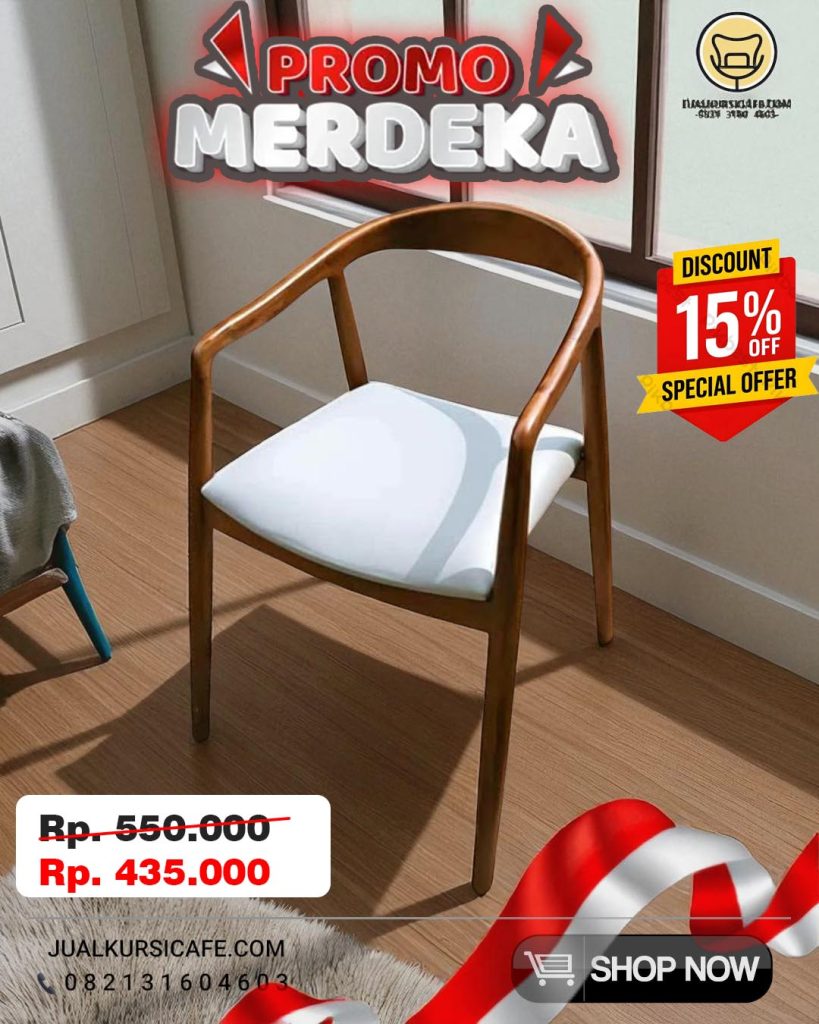 PROMO KURSI CAFE MURAH SHELLY JOK KAYU JATI PROMO KURSI CAFE MURAH SHELLY JOK KAYU JATI
