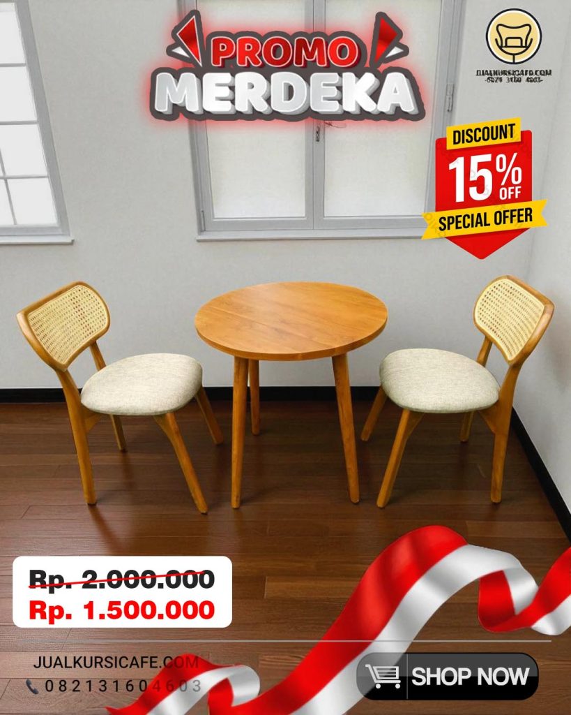 promo set meja kursi cafe 2 kursi 1 meja model rotan promo set meja kursi cafe 2 kursi 1 meja model rotan