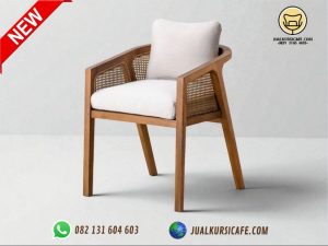 kursi cafe rotan kayu jati terbaru harga murah -kursi makan