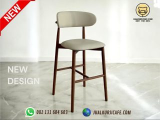 Kursi Cafe Bar terbaru Kayu Jati 75cm